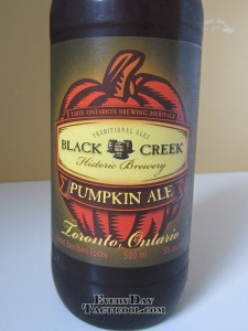 Black Creek Pumkin Ale front label