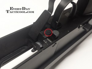spit pin in receiver bottom